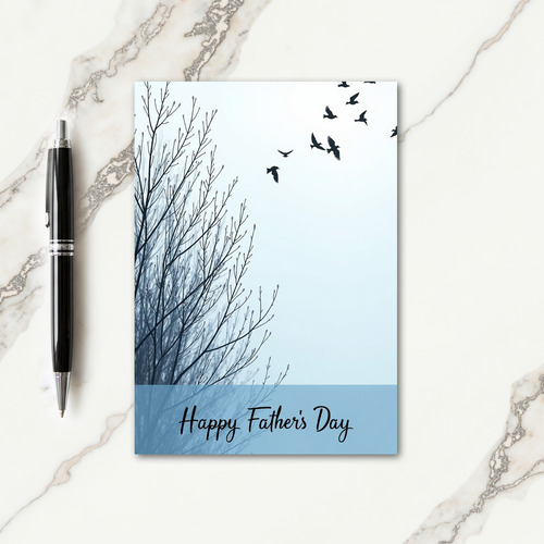 Sweet Fathers Day Tree Branch Card