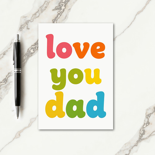 Sweet Fathers Day Type Card