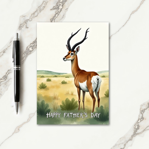 Sweet Fathers Day Ungulate Card