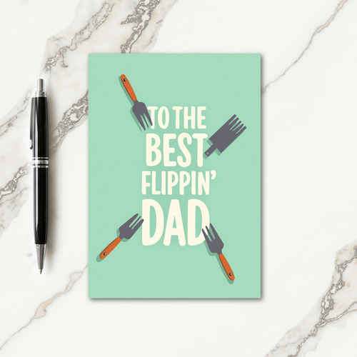 Sweet Fathers Day Utensils Card