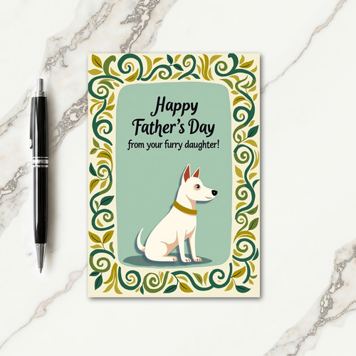 Sweet Fathers Day Vines Card