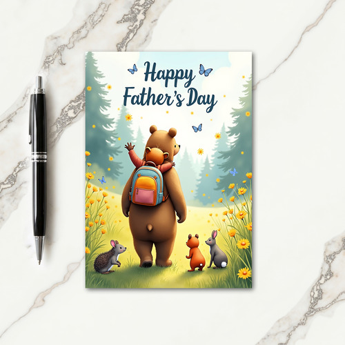 Sweet Fathers Day Walk Card