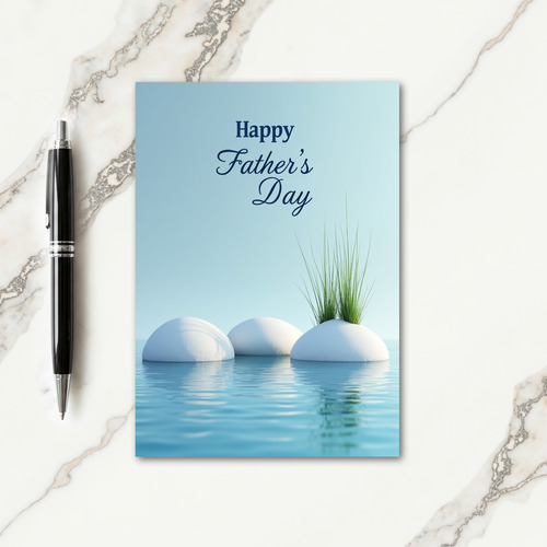 Sweet Fathers Day Waterscape Card