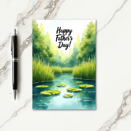 Sweet Fathers Day Waterway Card