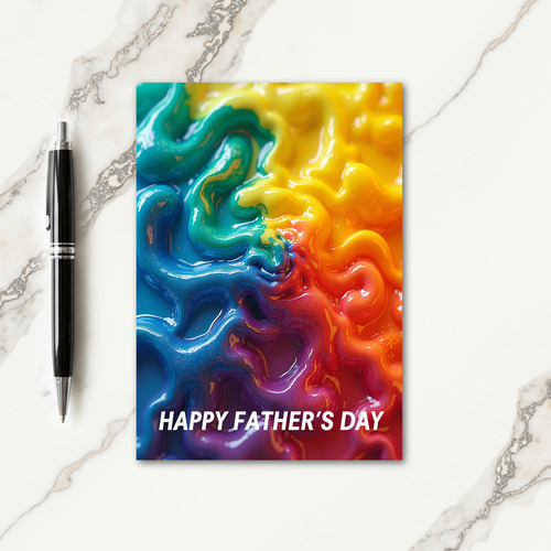 Sweet Fathers Day Waves Card