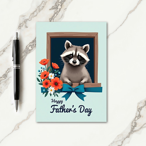 Sweet Fathers Day Window Card