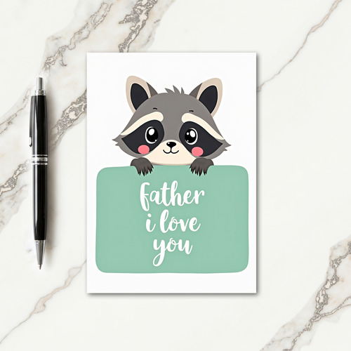 Sweet Fathers Day Woodland Card
