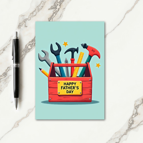 Sweet Fathers Toolbox Day Card