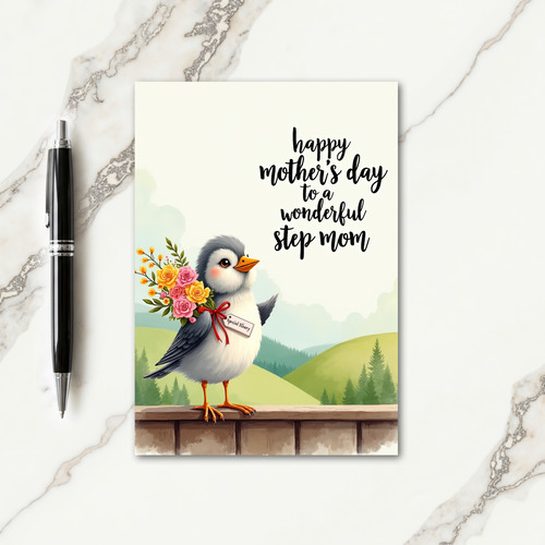 Sweet Feathered Friend Day Card