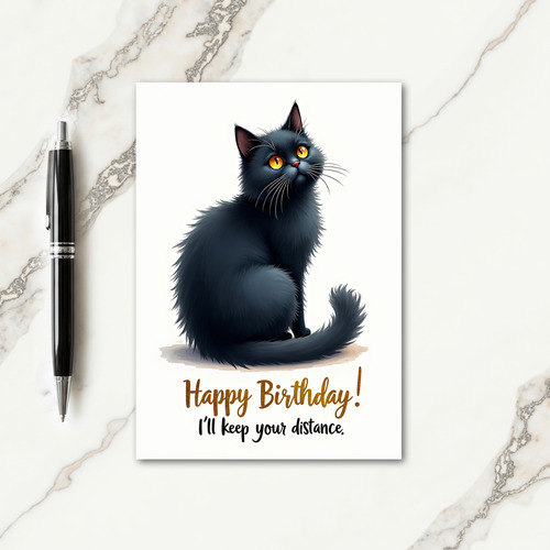 Sweet Feline Art Card