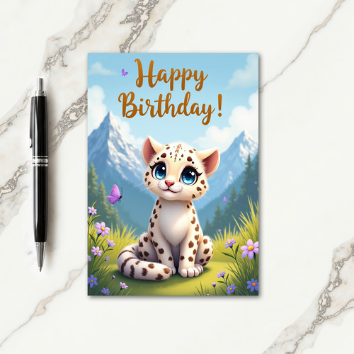 Sweet Feline Meadow Card