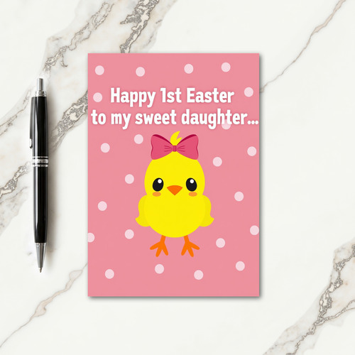 Sweet First Easter Daughter Card