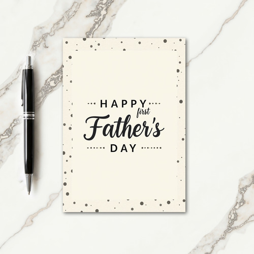Sweet First Fathers Day Card