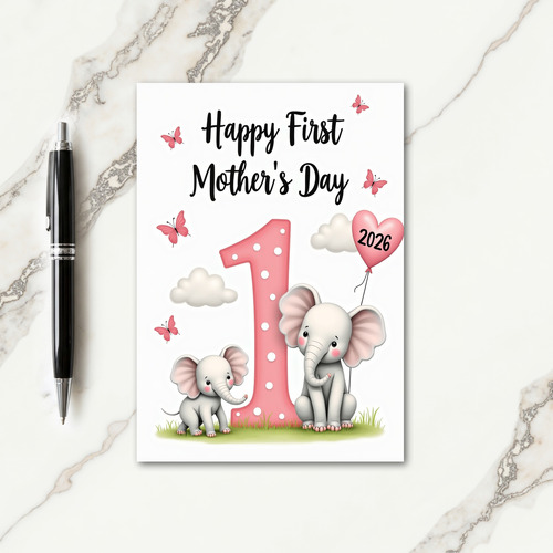 Sweet First Motherhood Card