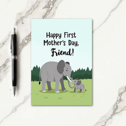 Sweet First Mothers Day Friend Card
