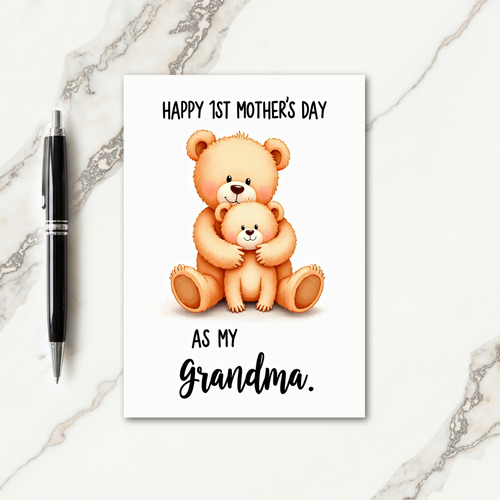 Sweet First Mothers Day Grandma Card