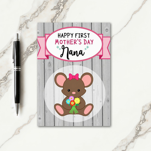 Sweet First Mothers Day Mouse Card