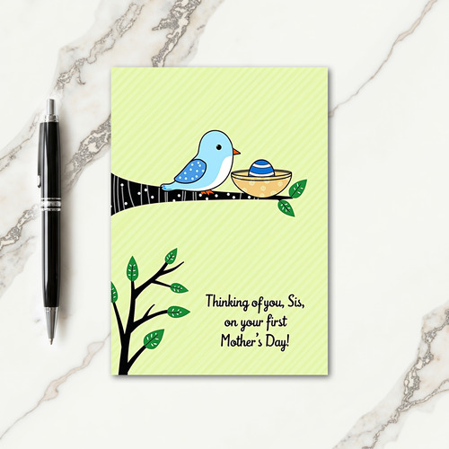 Sweet First Mothers Day Sis Card