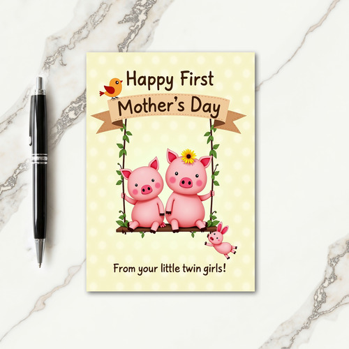 Sweet First Mothers Day Swing Card