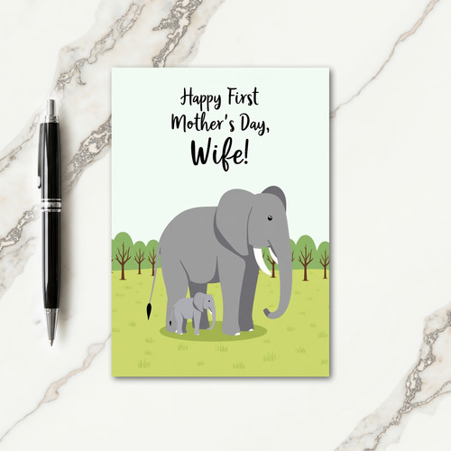 Sweet First Mothers Day Wife Card