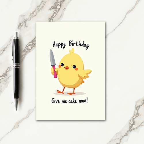 Sweet Fledgling Birthday Card