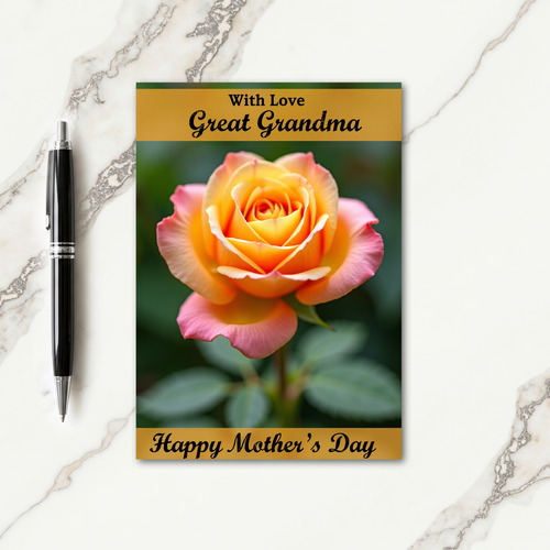 Sweet Floral Bloom Mothers Day Card
