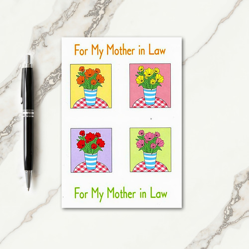 Sweet Floral Bouquet Mothers Day Card
