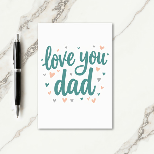 Sweet Floral Fathers Day Card