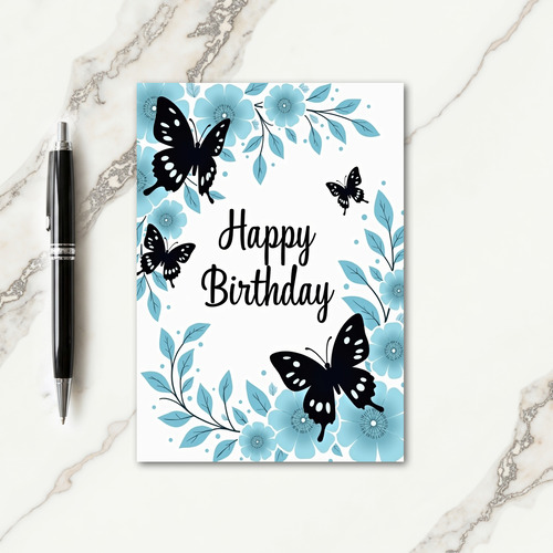 Sweet Floral Insect Card