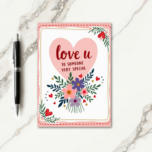 Sweet Floral Love Card