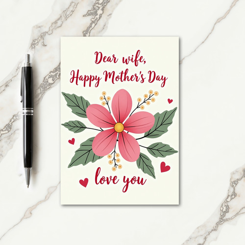 Sweet Floral Mothers Card