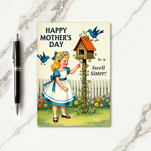 Sweet Floral Mothers Day Card
