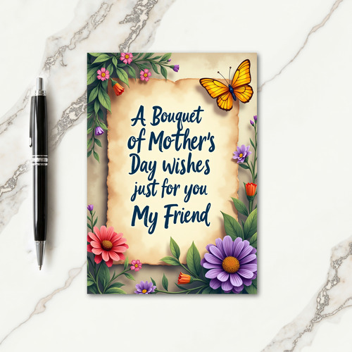 Sweet Floral Mothers Day Image Card