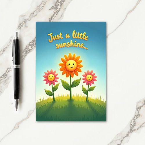 Sweet Flower Birthday Card