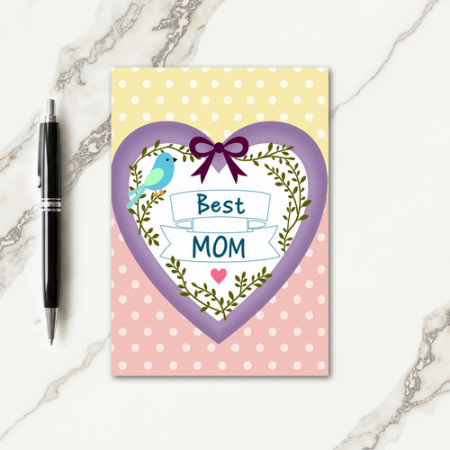 Sweet Foliage Mothers Day Card