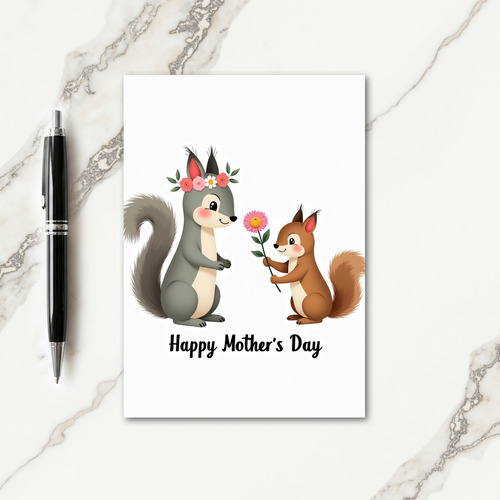 Sweet Forest Mothers Day Card