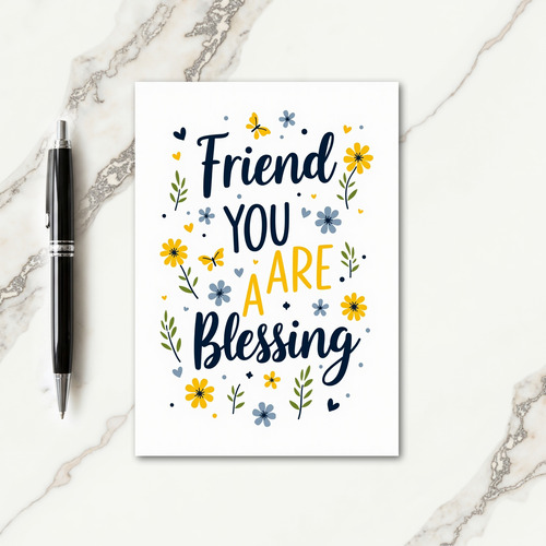Sweet Friend Blessing Card