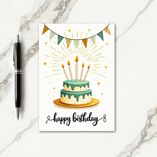 Sweet Frosted Birthday Card