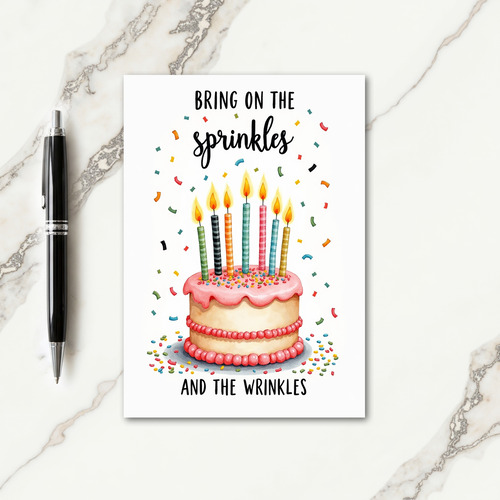 Sweet Frosted Cake Card