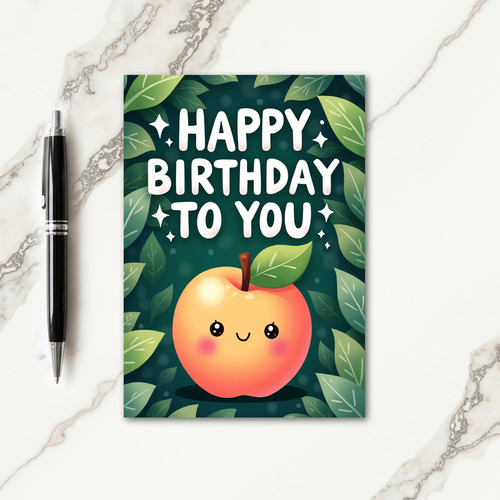 Sweet Fruit Birthday Card