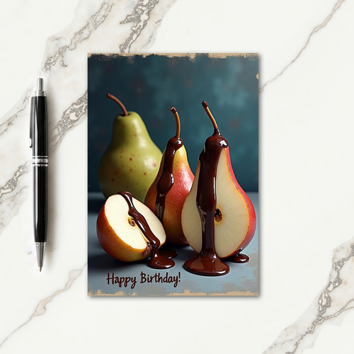 Sweet Fruit Drizzle Birthday Card