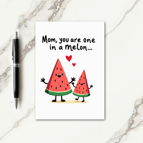 Sweet Fruit Family Mothers Day Card