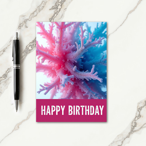 Sweet Fuchsia Birthday Card