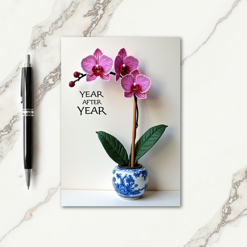 Sweet Fuchsia Bloom Card