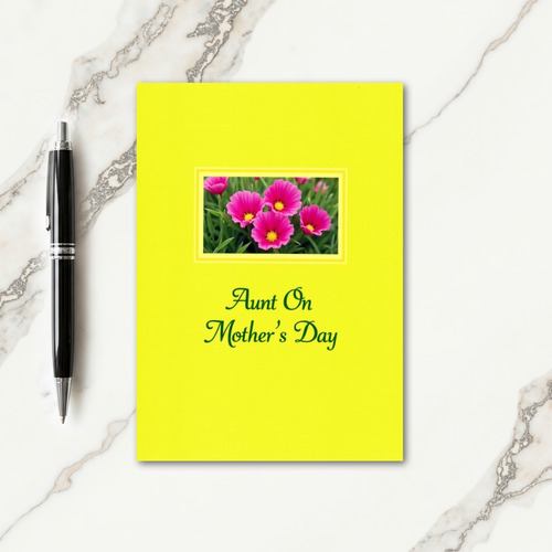 Sweet Fuchsia Blossom Mothers Day Card