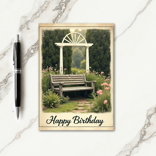 Sweet Garden Birthday Card