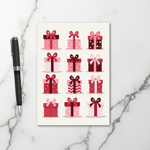 Sweet Gift Boxes Greeting Card