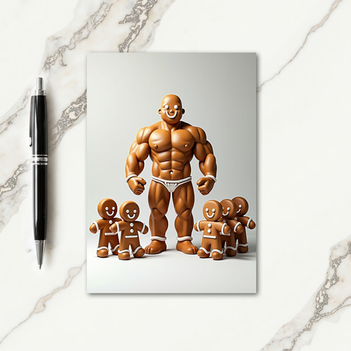 Sweet Gingerbread Giant Card