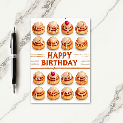 Sweet Glazed Birthday Card
