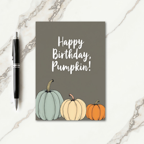 Sweet Gourd Birthday Card